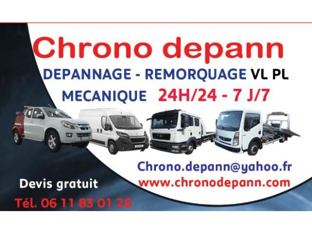 Photo Dépannage remorquage automobile et camion de Chrono depann image 1/5