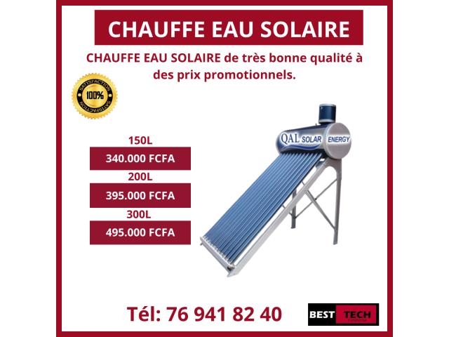 DES CHAUFFES EAU SOLAIRES 150L- 200L & 300L A VENDRE