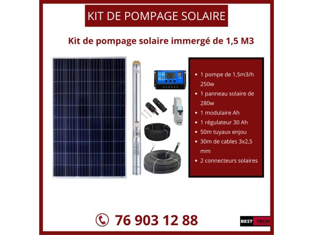 Photo DES  KITS DE POMPAGES SOLAIRE A VENDRE AU SENEGAL image 1/2