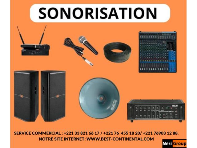 DES MATERIELS DE SONORISATION