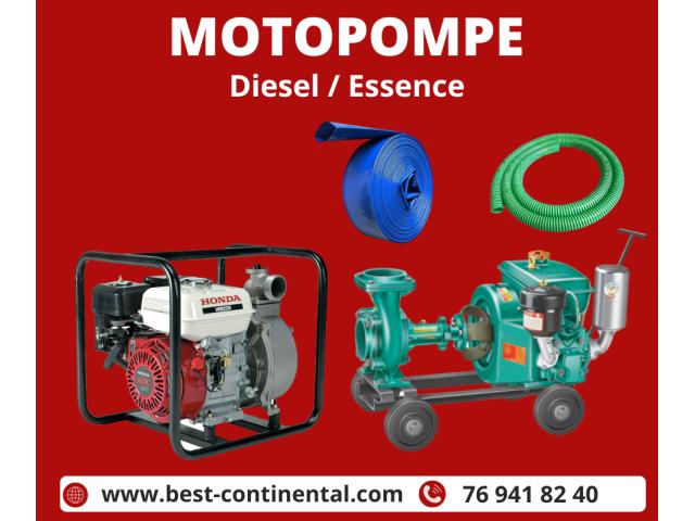 DES MOTOPOMPES ESSENCE ET DIESEL DISPONIBLES