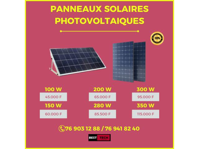 DES PANNEAUX SOLAIRES A VENDRE AU SENEGAL