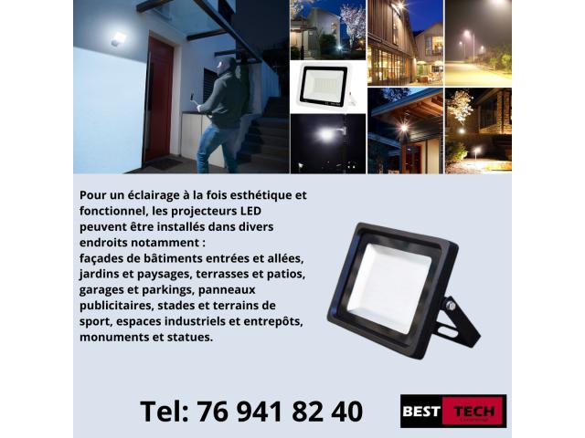 DES PROJECTEURS LED ELECTRIQUE A TRES BON PRIX !