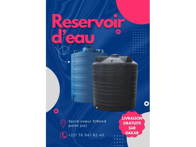 DES RESERVOIRS D’EAU DE 250L - 500L - 600L - 1000L- 1600L - 2000L - 2500L - 3000L - 5000L 10800L LIV