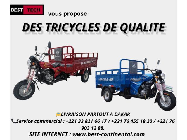 DES TRICYCLES DE MARQUE HASILAZA/ AGANAMA A VENDRE