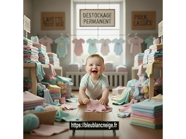 DESTOCKAGE PERMANENT layette tricot bébé pas cher
