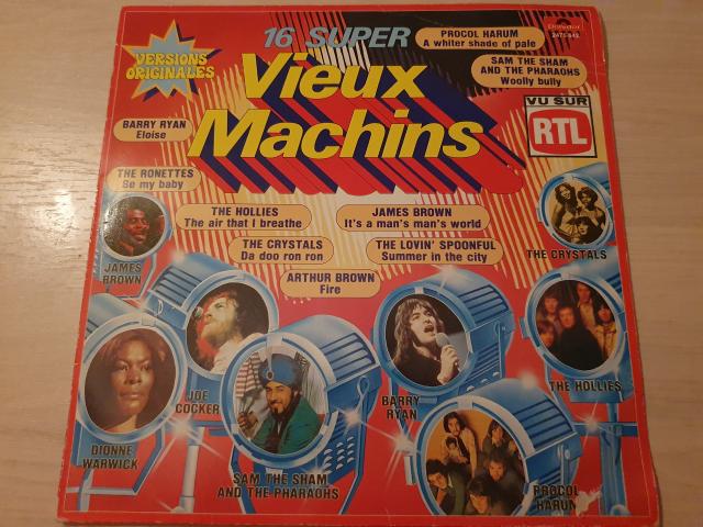 Photo Disque vinyl 33 tours 16 super vieux machins image 1/2