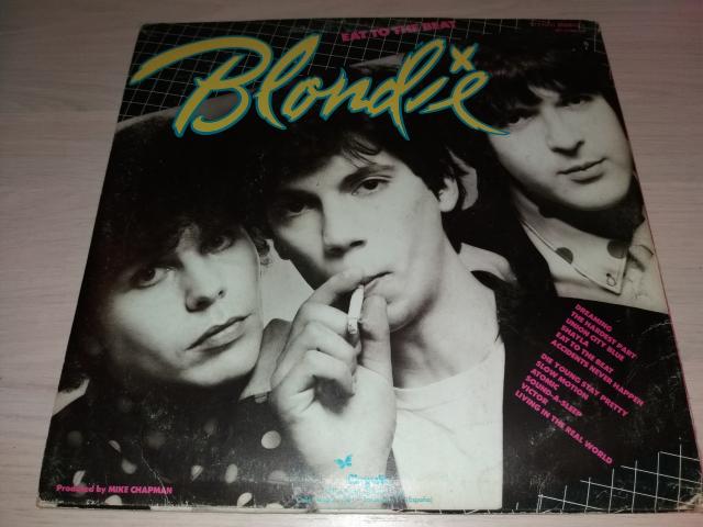 disque vinyl 33 tours Blondie eat to the beat