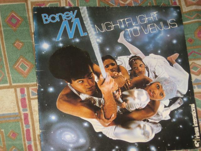 disque vinyl 33 tours boney M nightflight