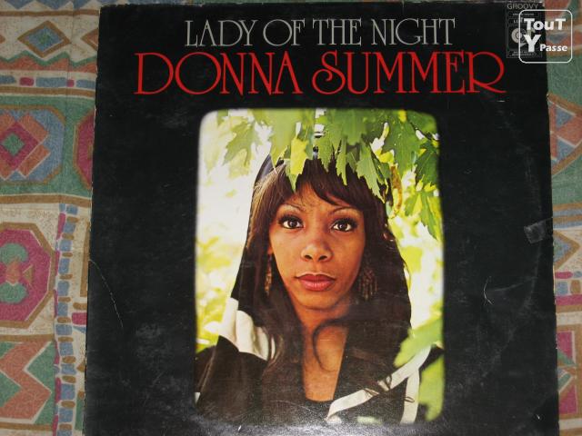 Disque vinyl 33 tours donna summer lady of the night