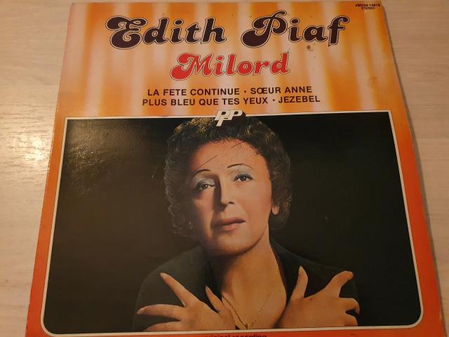 disque vinyl 33 tours edith piaf milord