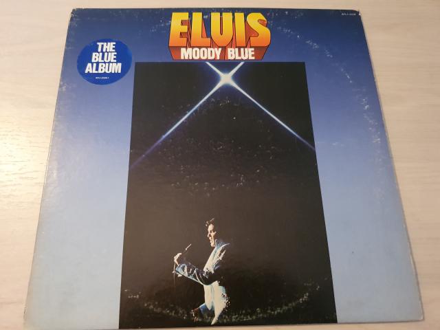 disque vinyl 33 tours Elvis Moody blue collector