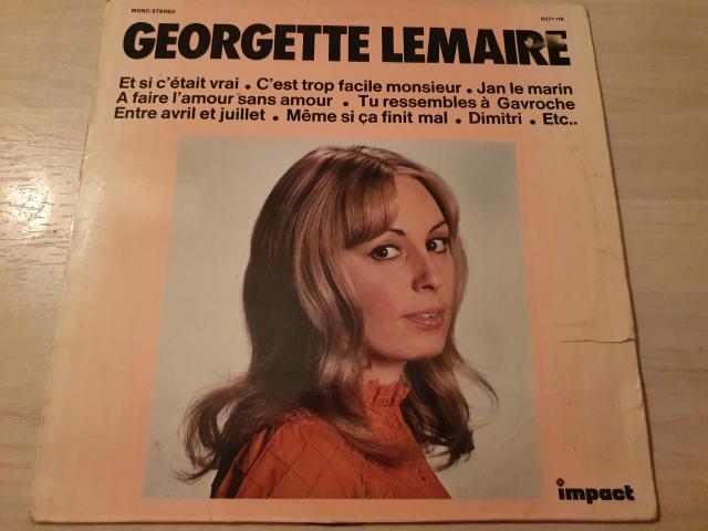 disque vinyl 33 tours Georgette Lemaire