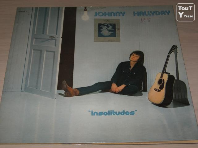 Photo Disque vinyl 33 tours johnny hallyday insolitudes image 1/3