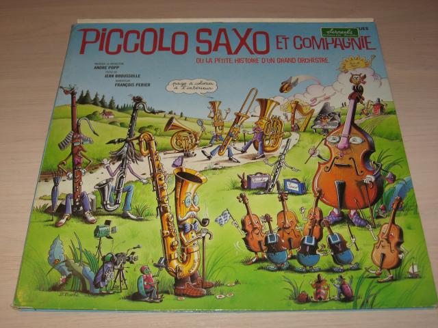 disque vinyl 33 tours Piccolo, Saxo
