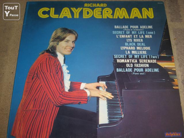 Disque vinyl 33 tours richard clayderman