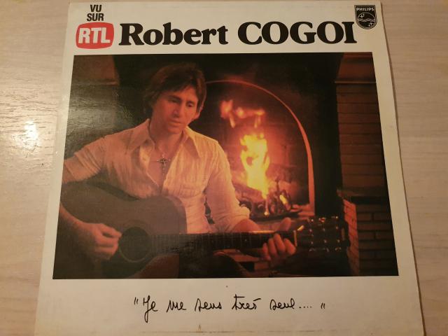 Disque vinyl 33 tours Robert Cogoi Je Me Sens Très Seul