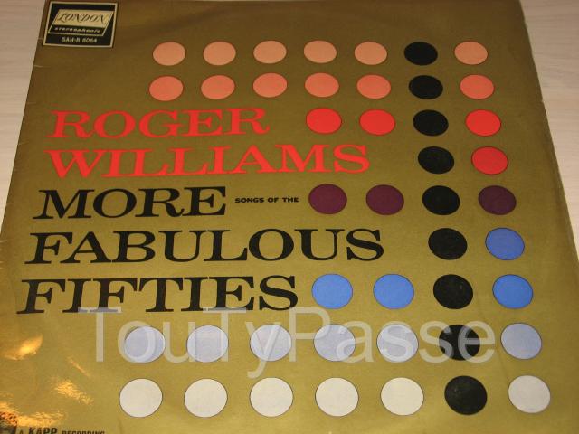 disque vinyl 33 tours roger williams  more fabulous fifties