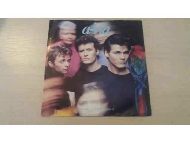Photo Disque vinyl 45 tours a-ha you are the one image 1/2