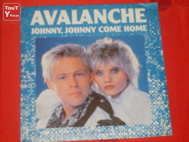 Photo Disque vinyl 45 tours avalanche johnny johnny come home image 1/2