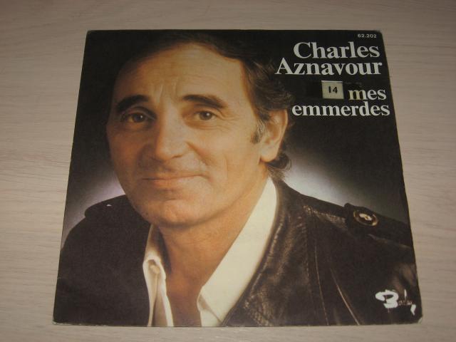 Disque vinyl 45 tours Charle Aznavour