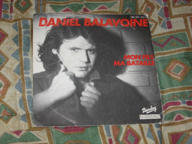 Photo disque vinyl 45 tours daniel balavoine image 1/2