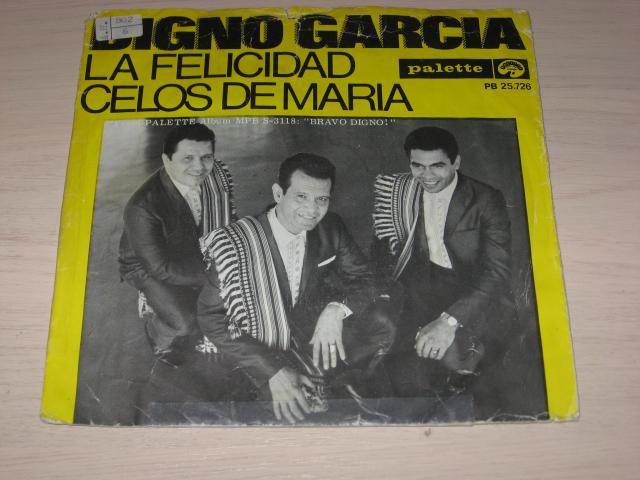 disque vinyl 45 tours digno garcia y sus carios
