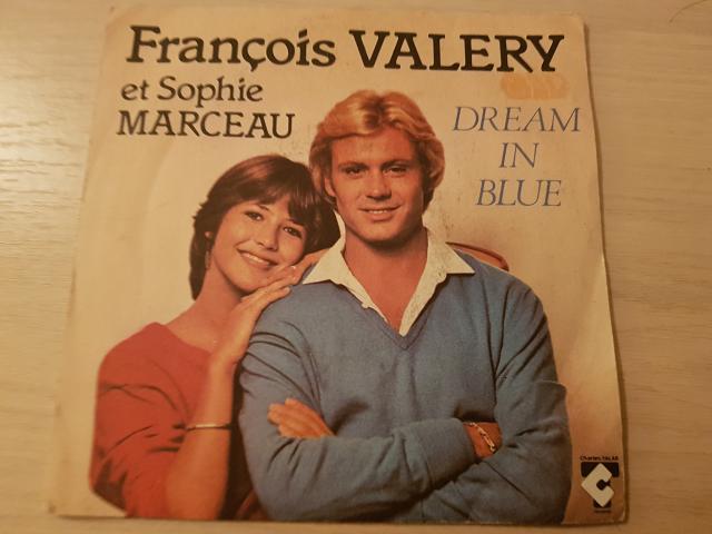 Photo disque vinyl 45 tours françois valery et sophie marceau image 1/2