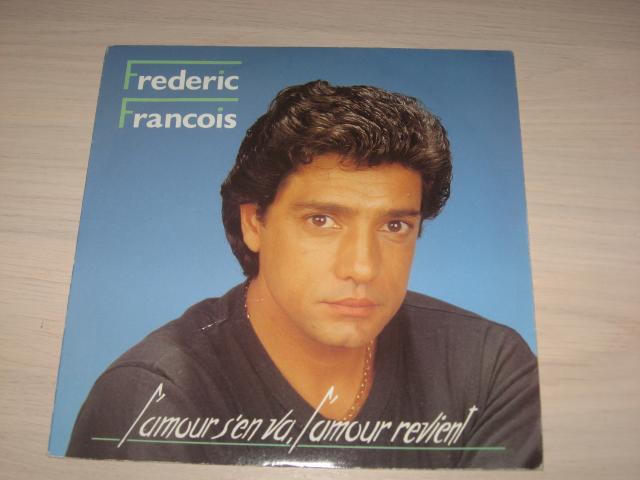 Photo disque Vinyl 45 tours frédéric françois l'amour s'en va image 1/1