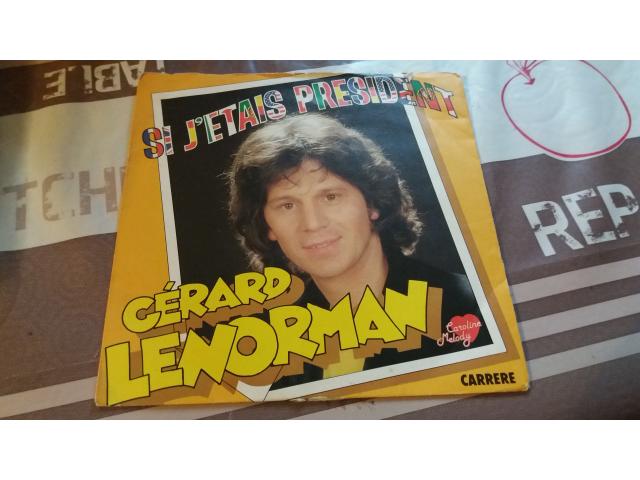Photo Disque vinyl 45 tours gerard lenorman image 1/2