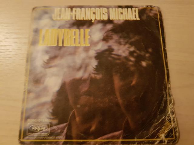 disque vinyl 45 tours jean françois michael un monde bleu