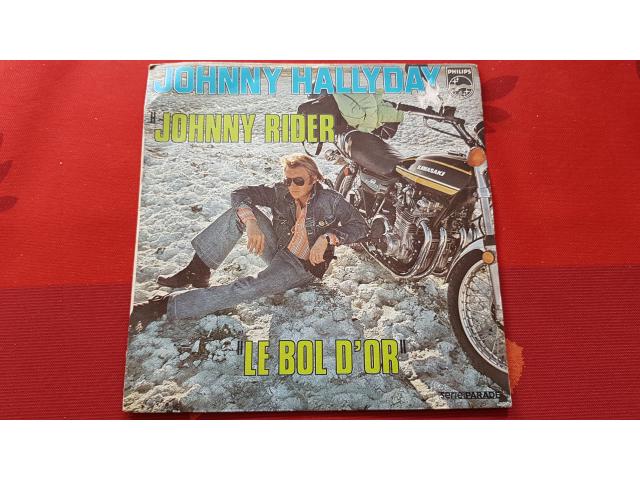 Photo Disque vinyl 45 tours Johnny Hallyday image 1/2