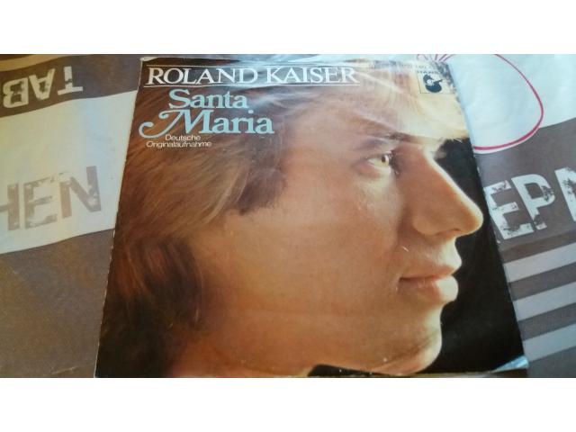 Photo disque vinyl 45 tours roland kaiser santa maria image 1/2