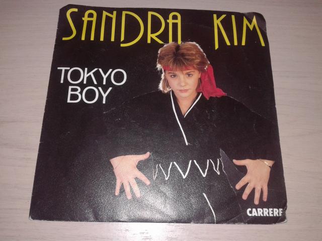 Photo disque vinyl 45 tours sandra kim image 1/2