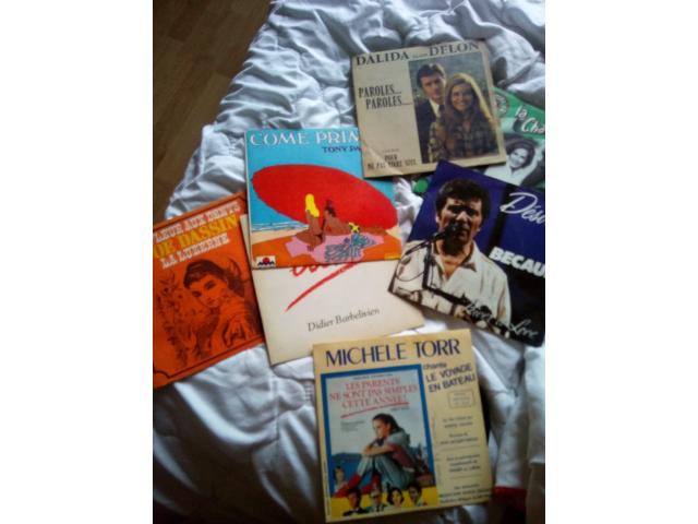 disques vinyles 45 tours