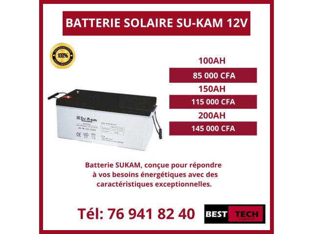 DIVERS BATTERIES SOLAIRE  A VENDRE A TRES BON PRIX