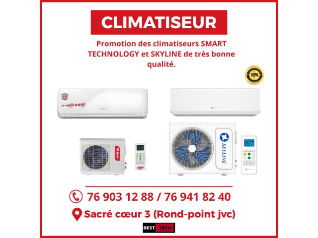 DIVERS CLIMATISEURS SMART TECHNOLOGY ET SKYLINE DISPONIBLES A BON PRIX.