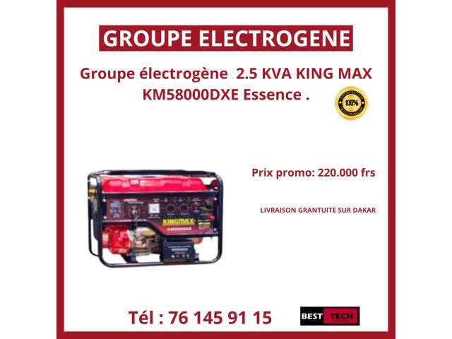 DIVERS GROUPES ELECTROGENES  DIESEL &  ESSENCE  A VENDRE AU SENEGAL