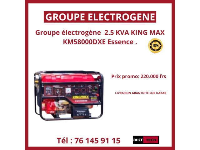 DIVERS GROUPES ELECTROGENES  DIESEL &  ESSENCE  A VENDRE AU SENEGAL