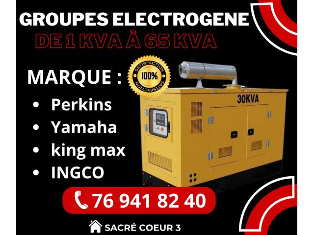 DIVERS GROUPES ELECTROGENES EN VENTE