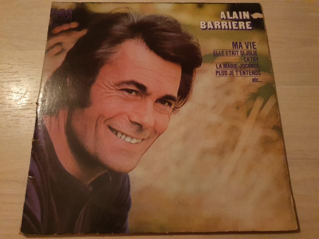 Double disque vinyl 33 tours Alain Barrière