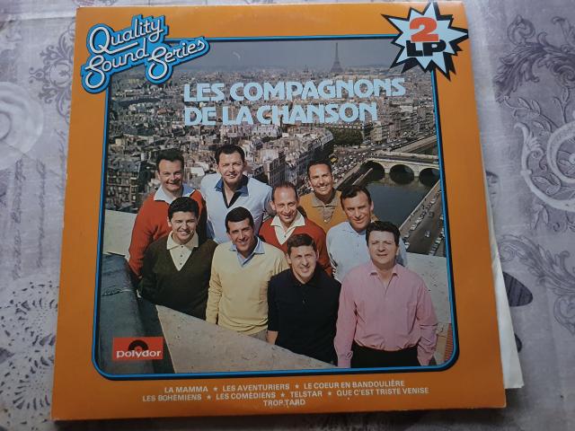 Doubles disque vinyl 33 tours Les Compagnons De La Chanson