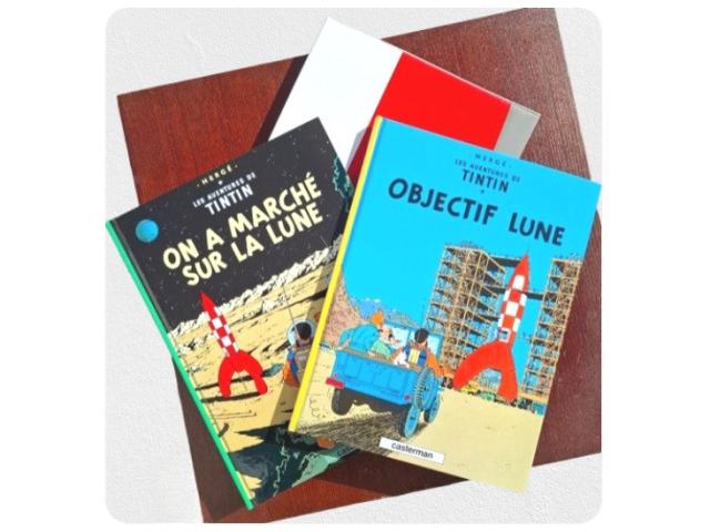 Ed. limitée 30ème anniversaire - Tintin sur la lune 2 bd's