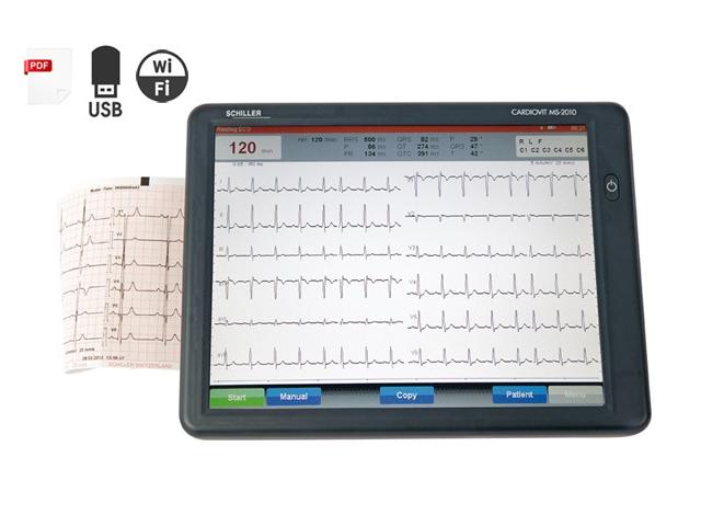 Photo Electrocardiographe cardiovit ms2010 - schiller-ms2010 wifi image 1/1