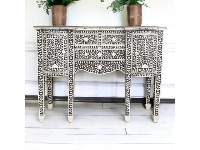 Elegant Bone Inlay Buffet by Luxury Handicraft