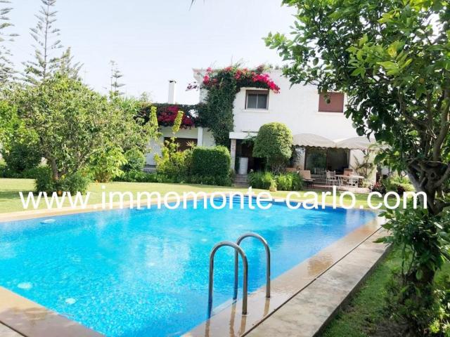 En location belle villa avec piscine à souissi
