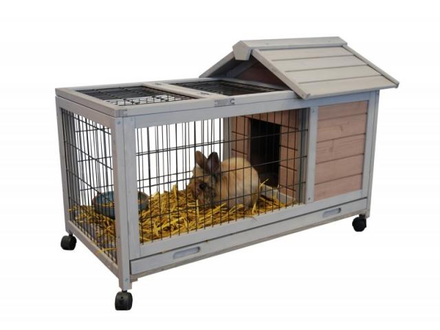 Enclos lapin + abri intérieur extérieur cage lapin en bois enclos lapin cage lapin enclos rongeur ca