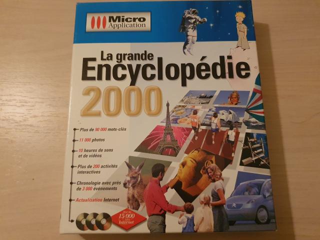 encyclopédie 2000 micro application + 3cd