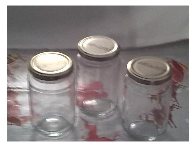 Photo Ensemble de 3 pots en verre pour confiture, épices, ingrédients ...... image 1/4