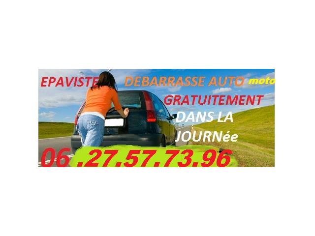 Photo Epaviste Lodève 34700   100% GRATUIT    tel 06.27.57.73.96 dans la journée même voiture..  moto — ac image 1/6